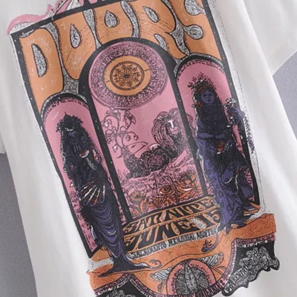 Doors Music Band Retro T-shirt - Picture 3 of 7